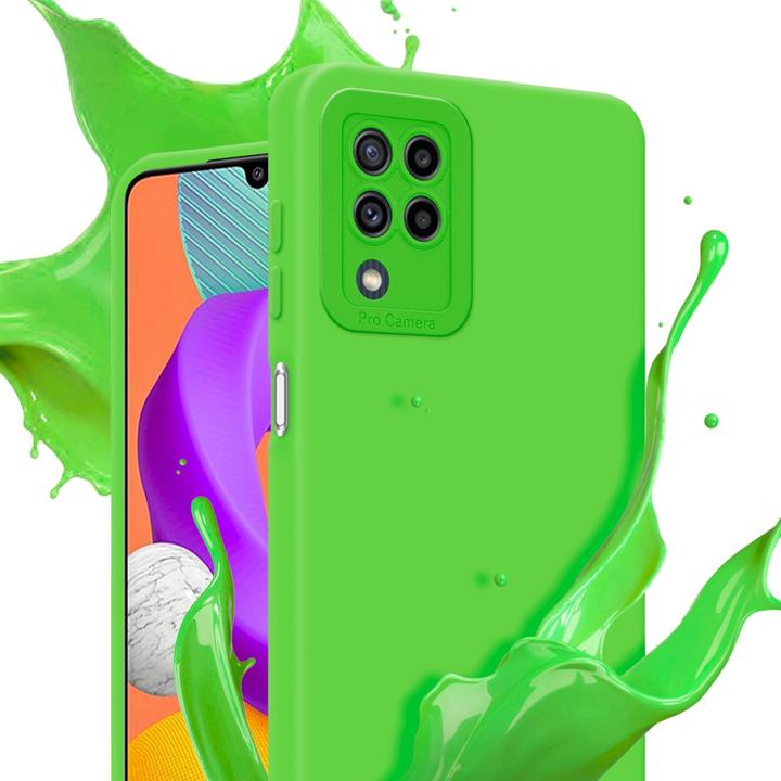 Actual product image Cadorabo Case for Samsung Galaxy M22 / M32 4G in TPU Fluid LM162 Style (Samsung Galaxy M22, Samsung Galaxy A32)