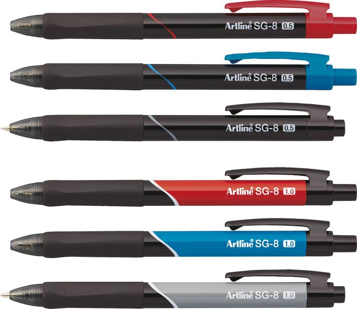 Produktbild Artline Kugelschr. SG-8 0.5 mm rot (Rot, 12 x)