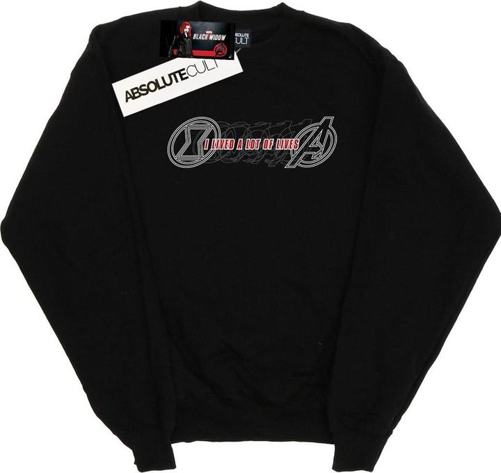 Black Widow Film Lots of Lives Baumwolle Sweatshirt (XL)