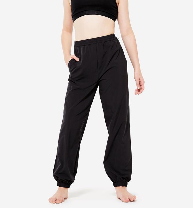 Produktbild Domyos Tanzhose Modern Jazz Mädchen weit und leicht - schwarz (8, 9, 10)