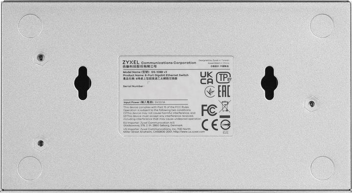 Actual product image Zyxel GS-108B v3 (8 Ports)