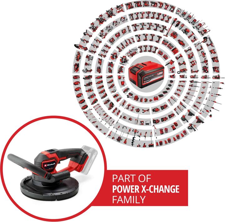 Actual product image Einhell Cordless drywall sander TP-DWS 18/2225 Li BL Kit (1x 4.0 Ah) (Dry grinder)