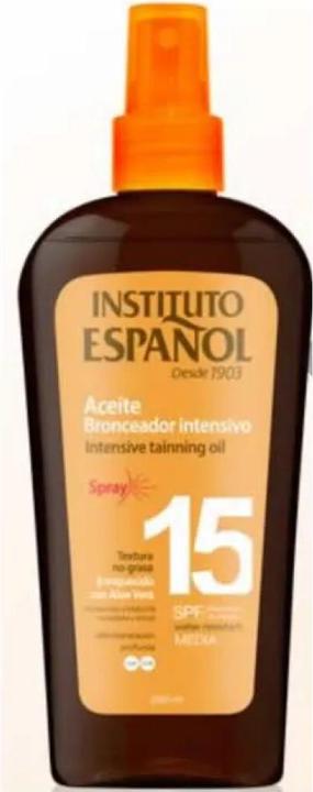 Image du produit Instituto Español Sol. Aceite Proteccion Solar Bronceadora Spray 250 ml (250 ml)