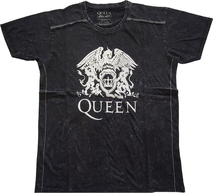 Produktbild Queen Adult Wash Collection Crest T-shirt (S)