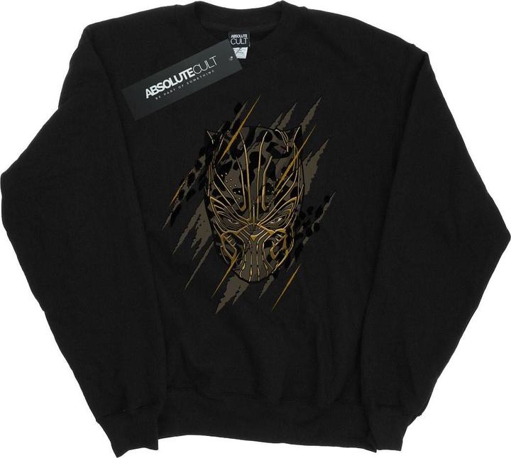 Immagine prodotto Felpa uomo Black Panther Gold Head in cotone (M)