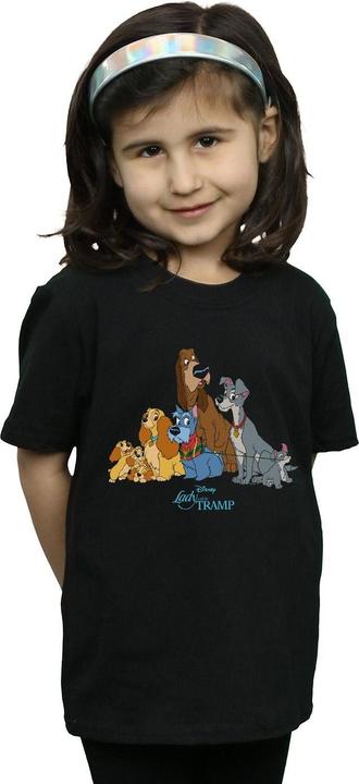Immagine prodotto Disney Lady And The Tramp Classic Group Maglietta Ragazze (104)