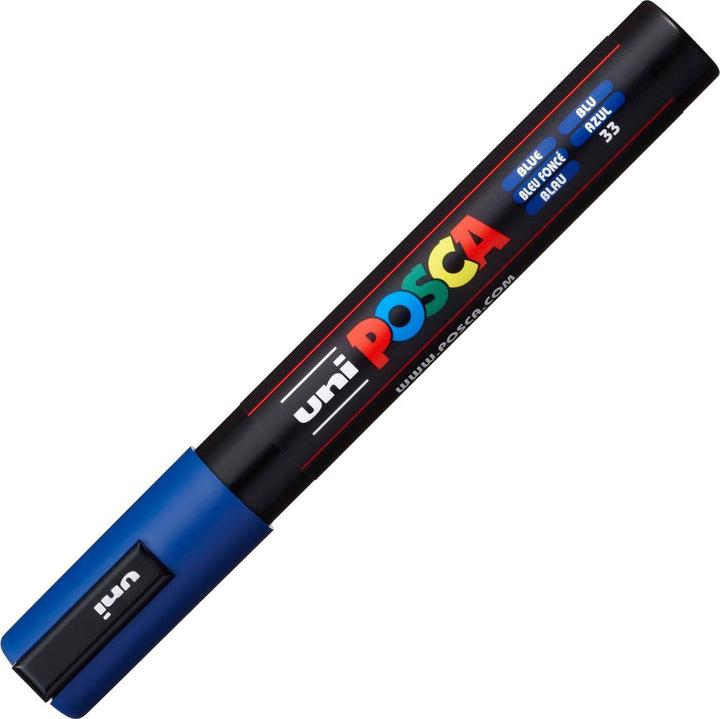 Immagine prodotto Posca Marchio medio PC-5M (Blu, 2.50 mm, 1 x)