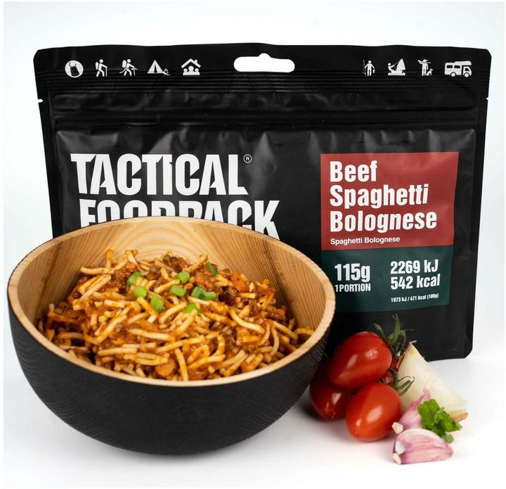 Tactical Foodpack Spaghetti bolognaise au boeuf (115 g)