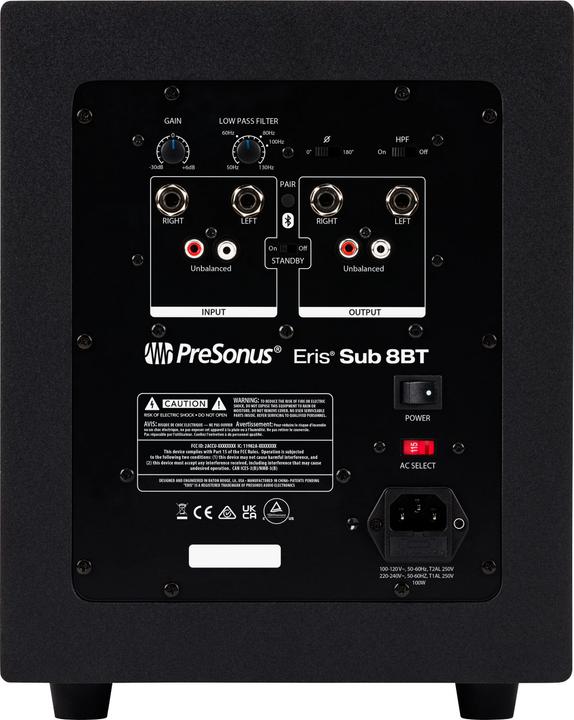 Produktbild PreSonus Eris Sub 8 BT (Subwoofer aktiv, 1 Stk., 1x 50 W)