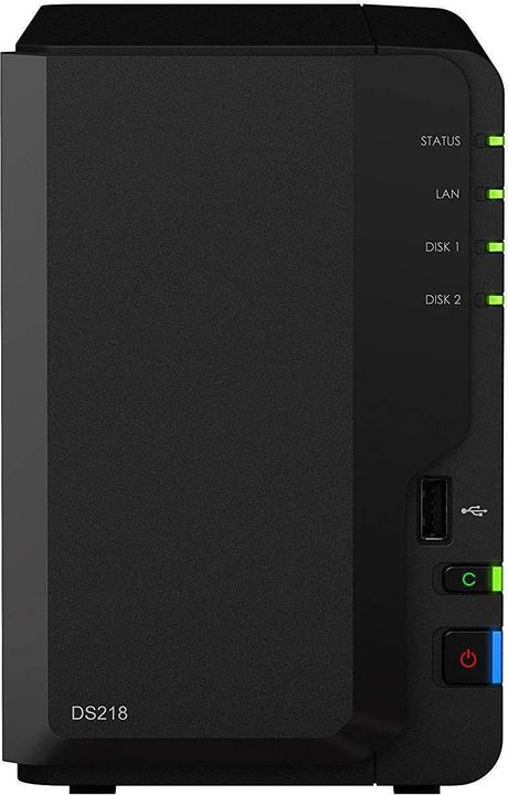 Produktbild Synology Ds218 (2 x 8 TB, WD Red Plus)