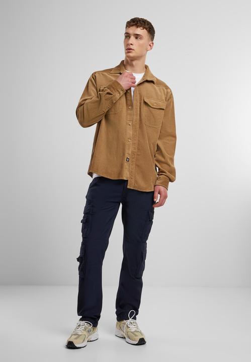Produktbild Brandit Corduroy Classic Langarm-Shirt Grösse 5XL Farbe Kamel (5XL)
