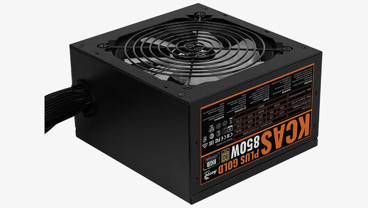 Produktbild AeroCool KCAS PLUS GOLD 850W - 850 W - 100 - 240 V - 47 - 63 Hz - 11 - 5.5 A - 1 (850 W)