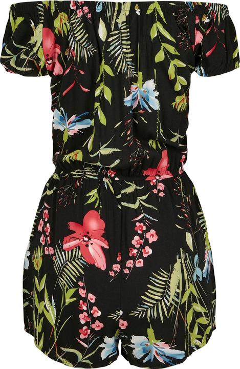 Image du produit Urban Classics Ladies AOP Off Shoulder Short Jumpsuit (XS)
