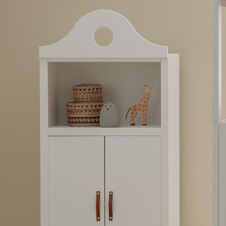 Produktbild Lifetime Kidsrooms Halbhohes Bett KOMBO mit kleinen Schrank Breeze, Deluxe Lattenrost