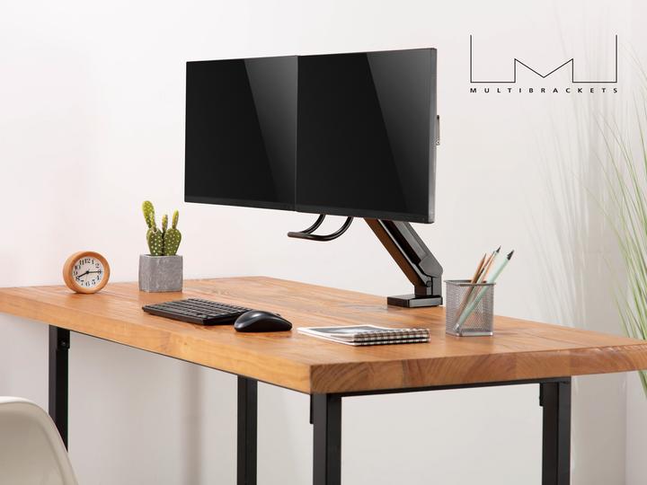 Actual product image Multibrackets Monitor holder Slim Dual 17 - 32", metal/aluminum (Table, 32")