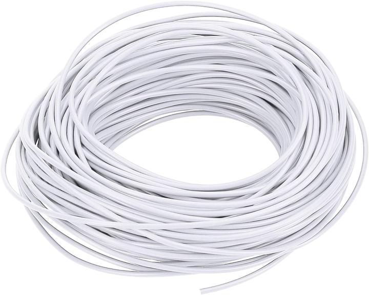 Produktbild Kalitec 10 Meter Fahrzeugleitung FLRY-B 0,75 mm² Weiss I KFZ-Kabel I Kabel für KFZ-Elektrik (10 m)