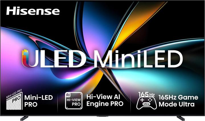 Produktbild Hisense TV 100U7Q PRO 100" Mini-LED 4K, 165Hz, 2'000 Nits (100", LED, UHD, 2025)