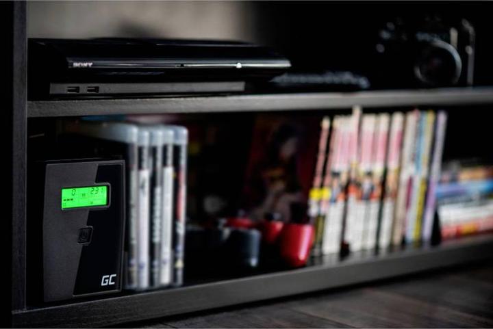 Image du produit GreenCell Cell UPS02 Alimentation sans interruption (ASI) Line-Interactive 800 VA 2 sorties AC (800 VA, 480 W, Line-interactive Onduleur)