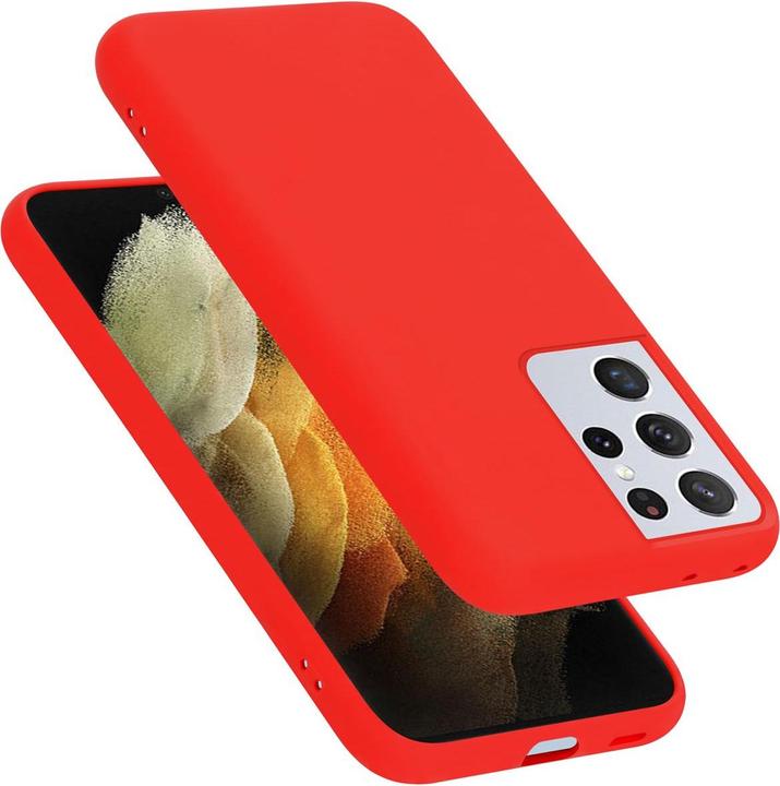 Actual product image Cadorabo TPU Liquid Silicone Case Cover (Samsung Galaxy S21 Ultra)