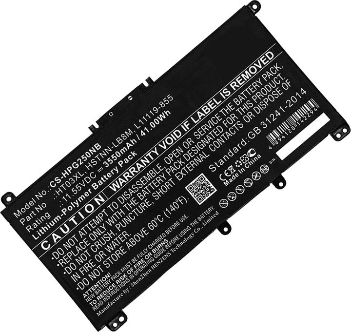 Image du produit AGI Batterie compatible avec HP Pavilion 15s-fq1460ng (1 cellules, 3550 mAh)