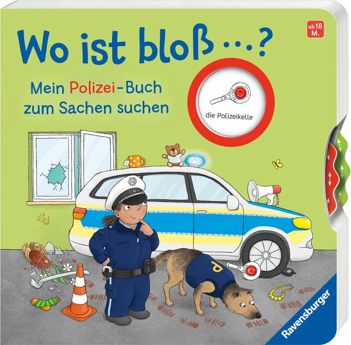 Productafbeelding Ravensburger Wo ist bloss...? Mein Polizei-Buch zum Sachen suchen (Duits)