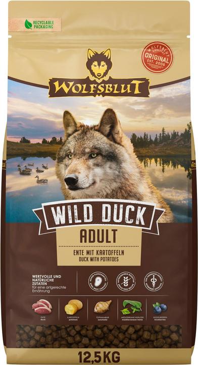 Actual product image Wolfsblut Wild Duck (Adult, 1 pcs., 12500 g)