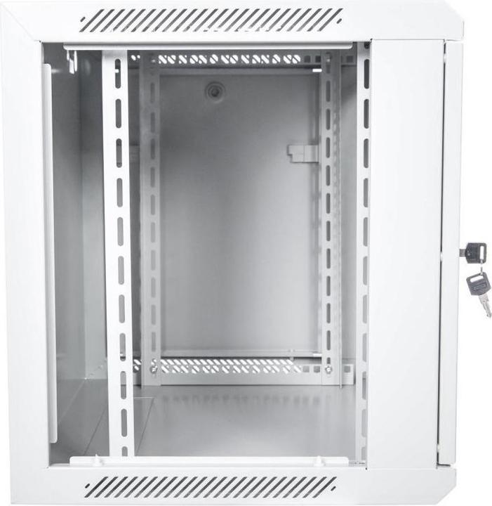 Produktbild Digitus Tastatur Assmann Electronic DN-W19 12HE/600/MD Wandgehäuse 12HE, 600x600mm, grau RAL (10.86 HE, 19 Zoll Rack)