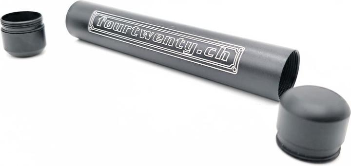 Image du produit BestV Fourtwenty Smellproof Metal Tube Big Black 15.8 x 2.3 cm