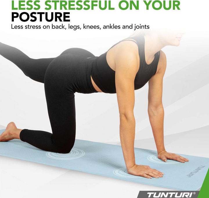 Actual product image Tunturi TPE Yogamatte Rutschfest 8 mm (8 mm)
