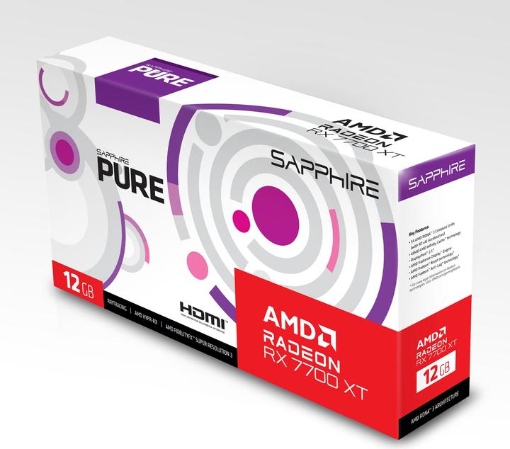Image du produit Sapphire Pure RX 7700 XT (12 Go)