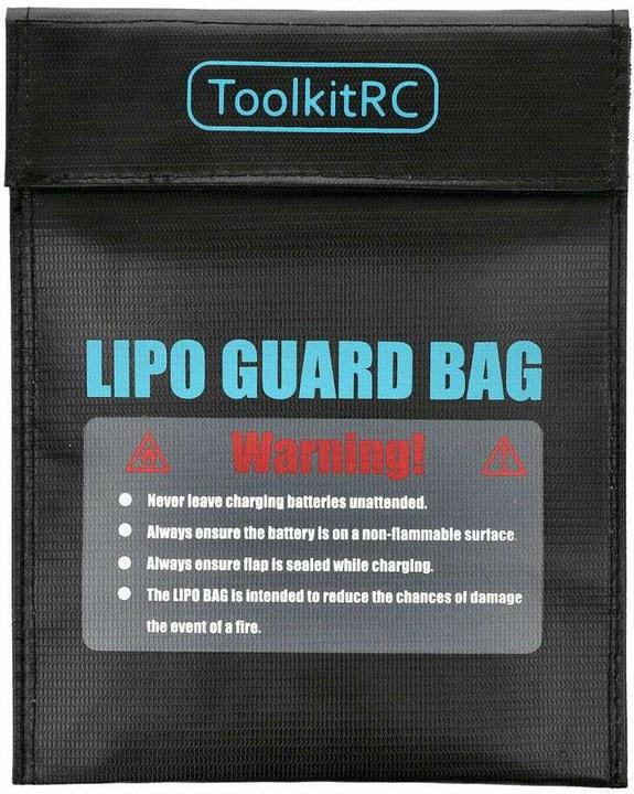 Toolkitrc LiPo bag small 230 x 180 mm, depth: 230 (23 cm, 18 cm)