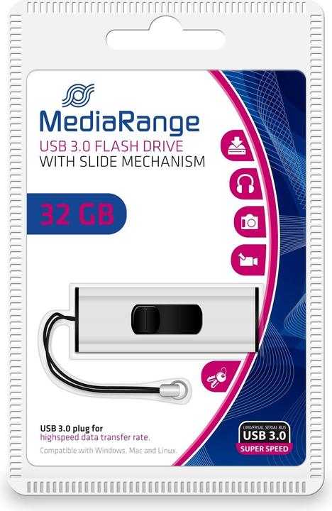 Image du produit MediaRange SuperSpeed (32 Go, USB-A, USB 3.0)