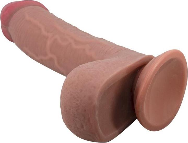 Immagine prodotto Pretty Love Dildo Realistico Della Serie Sliding Skin Con Ventosa Sliding Skin Marrone 23,4 cm