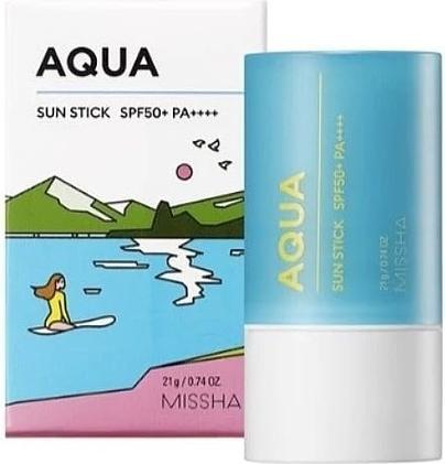 Produktbild Missha Sun Stick SPF 50+ Aqua (Sun Stick) 21 g (Sonnenspray, SPF 50+)