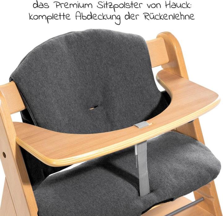 Actual product image Hauck Highchairs Highchair Alpha Plus Natural - in economy set incl. (Highchair)