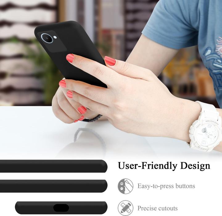 Produktbild Cadorabo TPU Liquid Silicone Case Hülle für Realme C30 / Narzo 50i PRIME (Realme Narzo 50i Prime, Nokia C30)