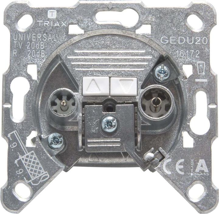 Image du produit Triax GEDU 20 Prise de courant argent (Câble d'antenne)
