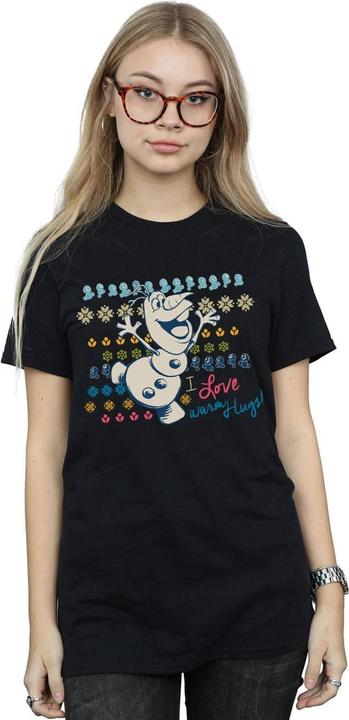 Image du produit Disney - T-shirt FROZEN LOVE WARM HUGS - Femme (3XL)