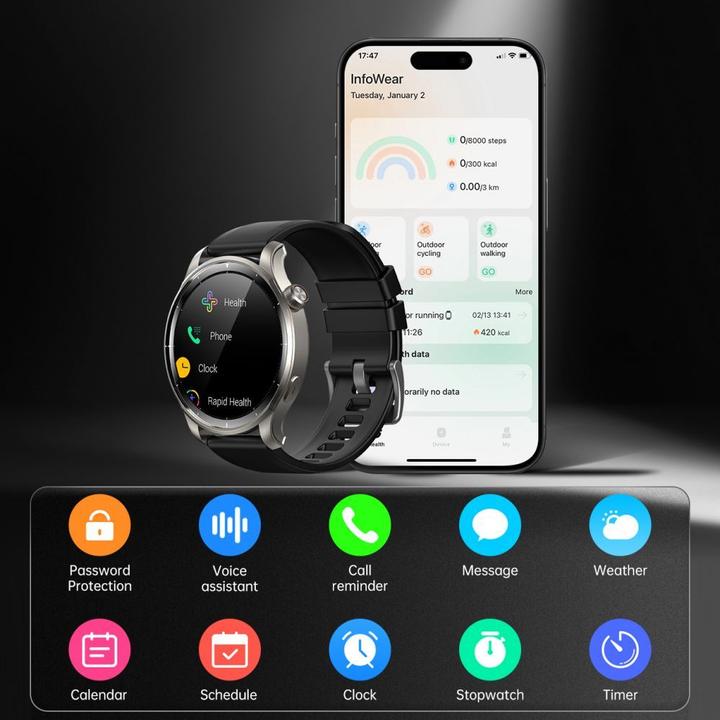 Immagine prodotto Joyroom Smartwatch R-FV1 (Nero)