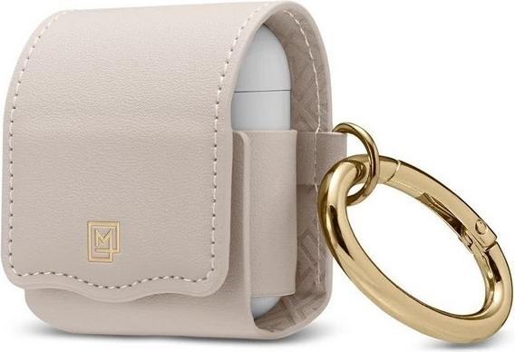 Immagine prodotto Spigen La Manon Custodia per AirPods in pelle PU blady różowy/rosa pallido 074CS26377 (Borsa per cuffie)