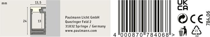Actual product image Paulmann LumiTiles Profile Top