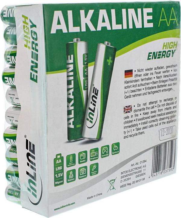 Produktbild InLine High Energy (100 Stk., AA, 2900 mAh)