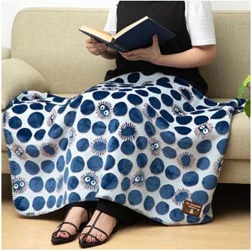 Image du produit Marushin Mon Voisin Totoro - Couverture moirée Silhouette de Noiraude 70x100 cm (70 x 100 cm)
