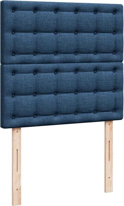Image du produit VidaXL Bo x lit de saut avec matelas 90 x 200 cm Tissu (90 x 200 cm, 90 x 200 cm)