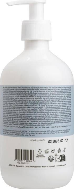 Actual product image Abena Shower and Bathing Oil,, 500 ml, with perfume