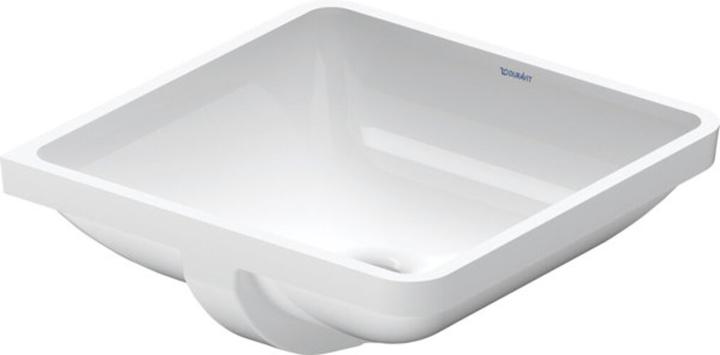 Image du produit Duravit Vasque à encastrer STARCK 3 m PL sans plage de robinetterie 430x430mm blanc (465 mm, 465 mm)