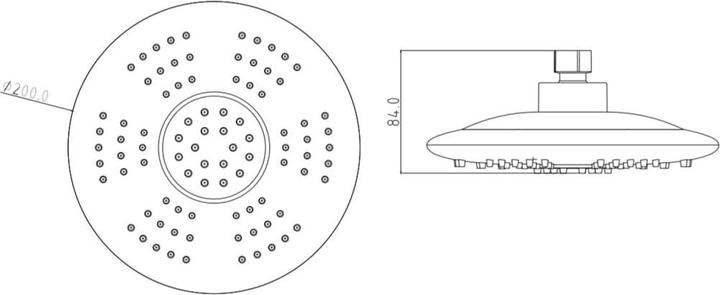 Image du produit Schütte Pomme de douche (1 Types de jets)