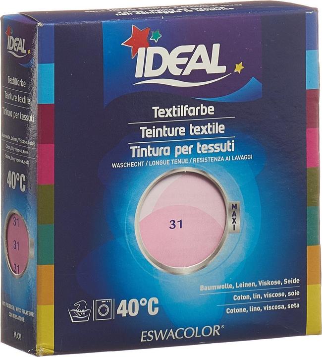 Ideal / Eswacolor Textile color pink (1 Washing cycles, Liquid detergent)