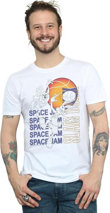 Actual product image Space Jam Mens Slam Dunk Alt T-Shirt (L)