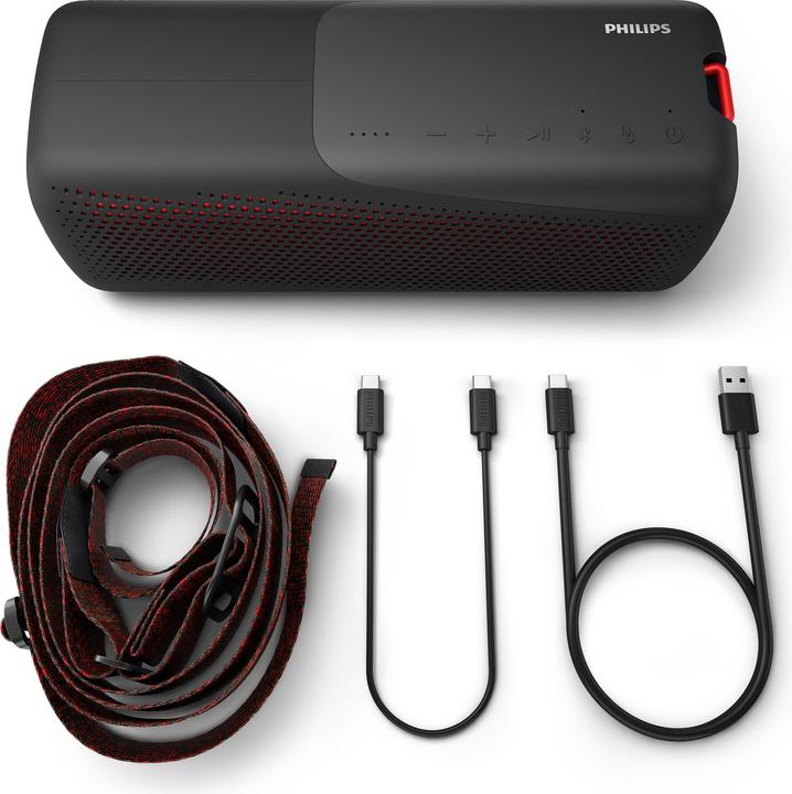 Actual product image Philips Bluetooth Speaker TAS7807W Black (24 h, Rechargeable battery operated)